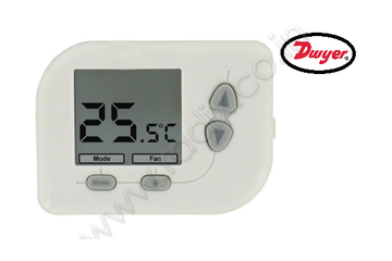 Compact Digital Thermostat with Heat Pump Control