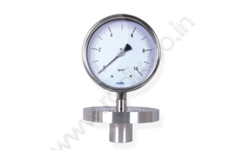 Pressure Gauge with Extended flange and extended sealed unit