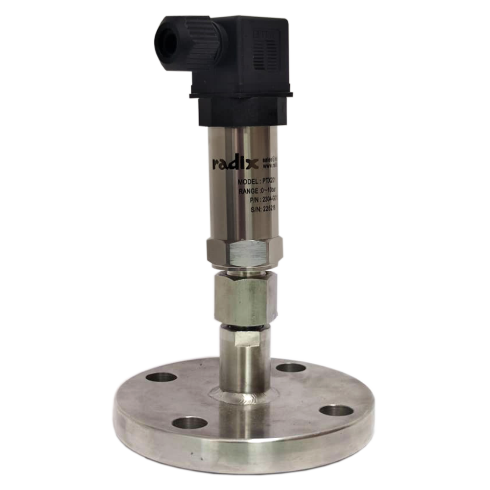 Radix PTX202 Pressure Transmitter With Flush Flanged Seal