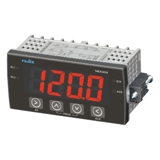 Radix NEX302 Indicator With Alarms - Value Range, 96Wx48Hx35D