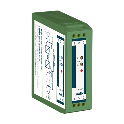 Radix TX2DR 2-Wire, Isolated Temperature Transmitter - RTD Input