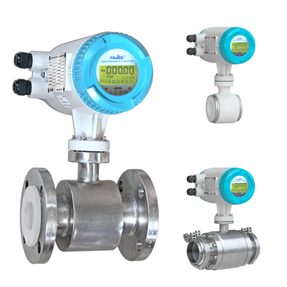 Electromagnetic Flow Meter With Integral Display | Radix Electrosystems