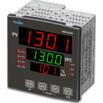 Single/Dual Channel PID Controller, Full-featured, 96Wx96Hx60D, Output Power Display | Radix Electrosystems