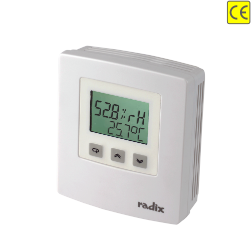 Radix HTE201 Relative Humidity / Dewpoint / Temperature Transmitter, Wall