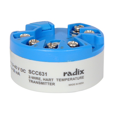HART, 2-wire Temperature Transmitter, Isolated, Universal Input | Radix Electrosystems
