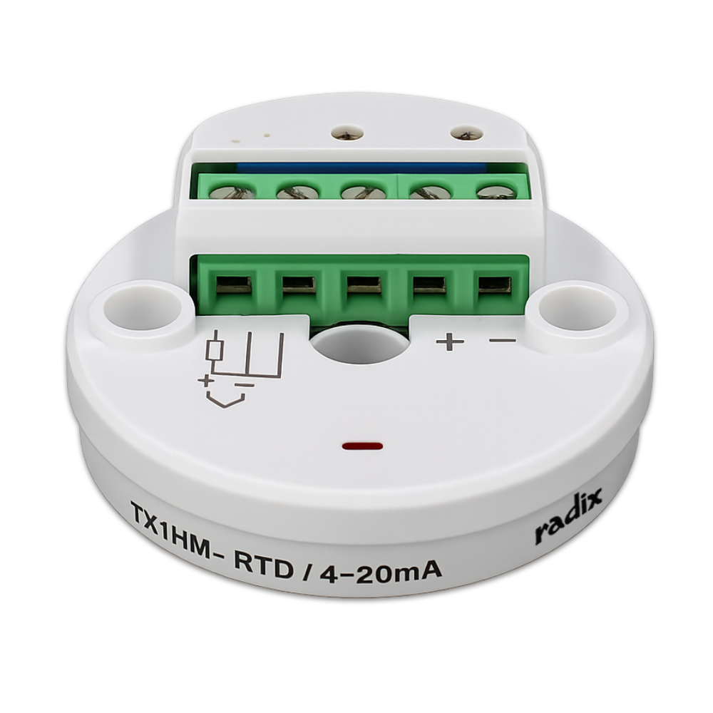 2-wire Temperature Transmitter, Head Mount, RTD | Radix Electrosystems